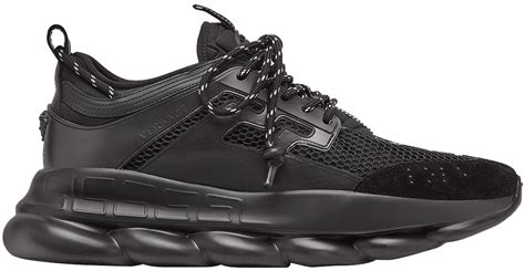 versace black chain reaction boot|Versace chain reaction twill.